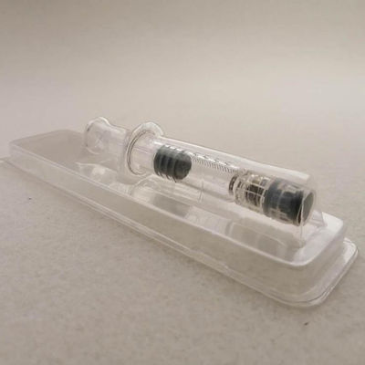 医療用器具 ブリスターパッケージング PET PVC クラムシェル 1.0ml 注射器 プロセスタイプ