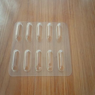 ブリスター プロセスのタイプ 透明な錠剤 梱包用トレイ プラスチック素材