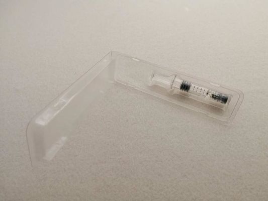 医療用器具 ブリスターパッケージング PET PVC クラムシェル 1.0ml 注射器 プロセスタイプ