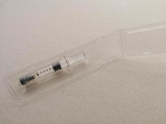 医療用器具 ブリスターパッケージング PET PVC クラムシェル 1.0ml 注射器 プロセスタイプ